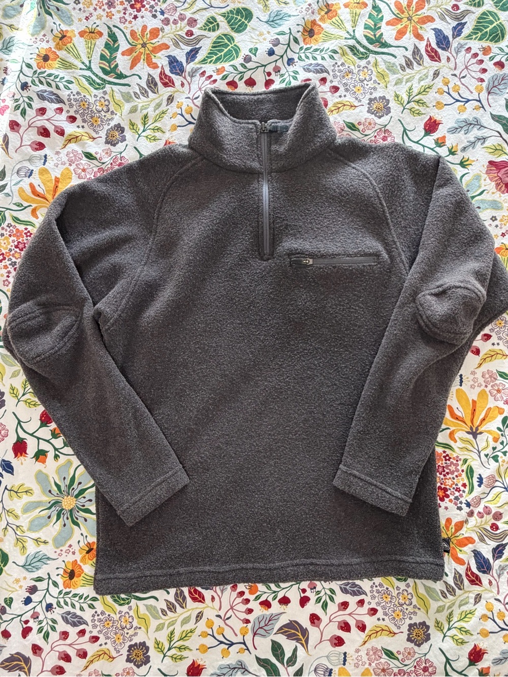 Nike ACG Vintage Fleece 1/4 Zip Pullover Sweater Men’s Medium Gray Pocket
